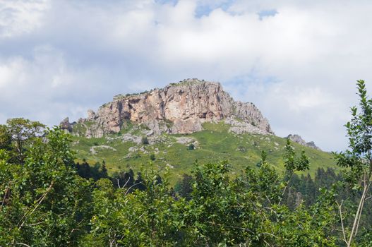 Mountains of the Caucasian natural reserve