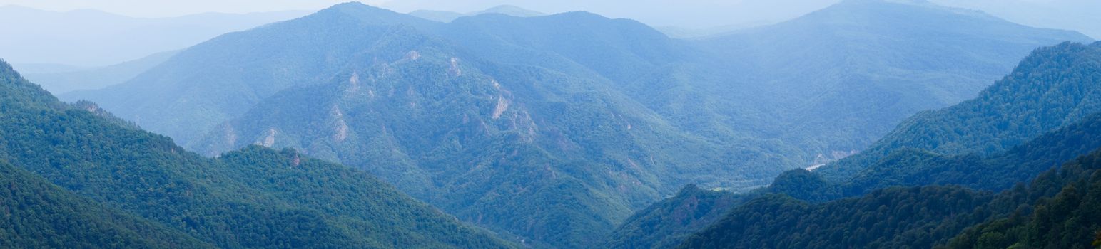 Mountains of the Caucasian natural reserve