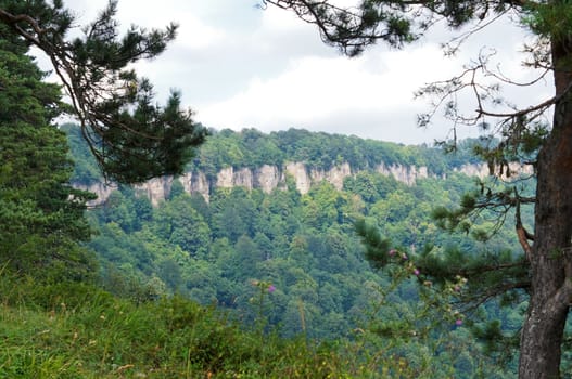 Mountains of the Caucasian natural reserve