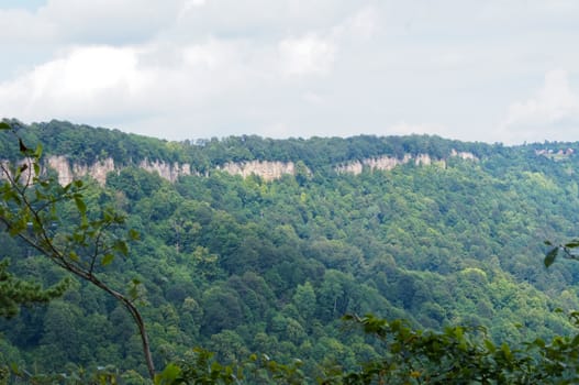 Mountains of the Caucasian natural reserve