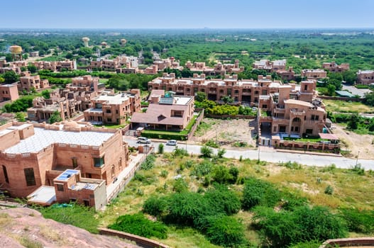 View of Jodhpur city from Umaid Bhawan