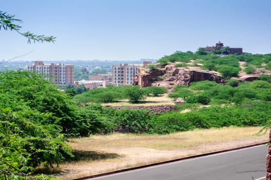 View of Jodhpur city from Umaid Bhawan