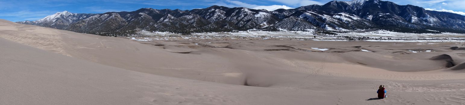 Great Sand Dunes National Park and Preserve is a United States National Park located in the San Luis Valley, Colorado