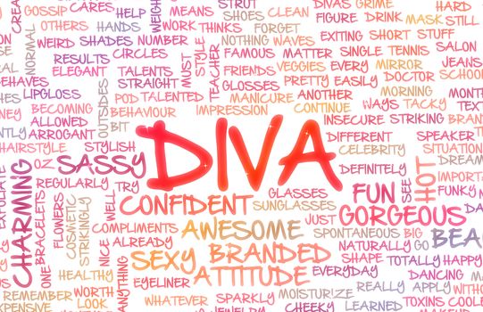 Diva Crazy Attitude as a Art Concept