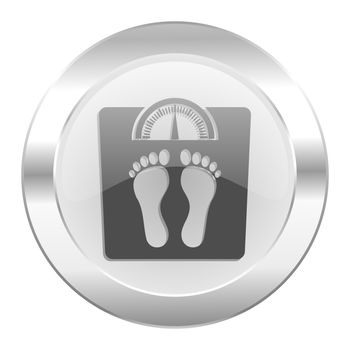 weight chrome web icon isolated