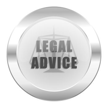 legal advice chrome web icon isolated