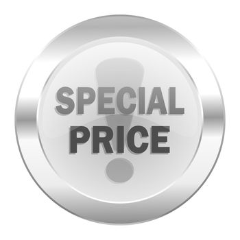 special price chrome web icon isolated