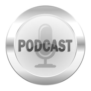 podcast chrome web icon isolated