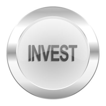 invest chrome web icon isolated