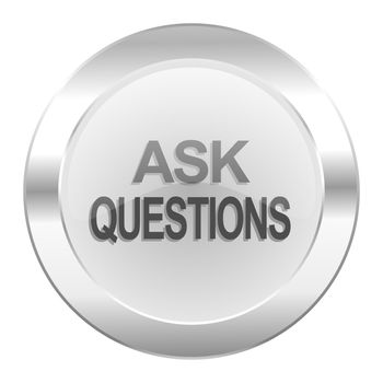 ask questions chrome web icon isolated