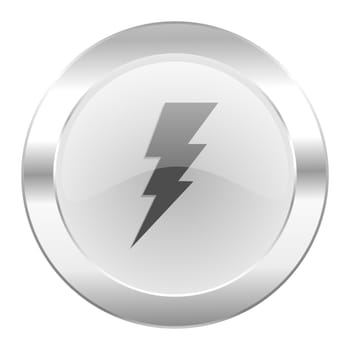 bolt chrome web icon isolated