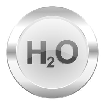 water chrome web icon isolated