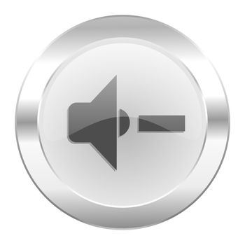 speaker volume chrome web icon isolated