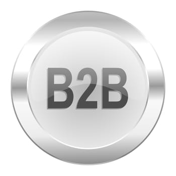 b2b chrome web icon isolated
