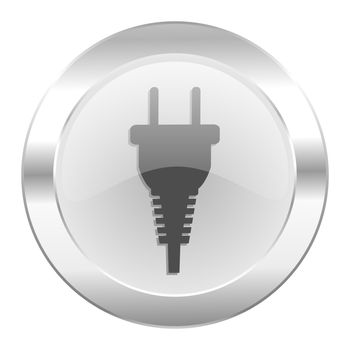 plug chrome web icon isolated