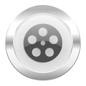 film chrome web icon isolated