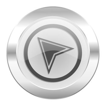 navigation chrome web icon isolated