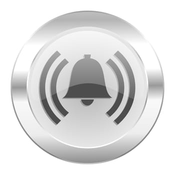 alarm chrome web icon isolated