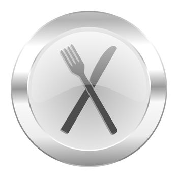 restaurant chrome web icon isolated