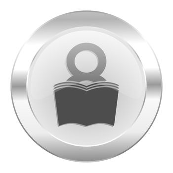 book chrome web icon isolated