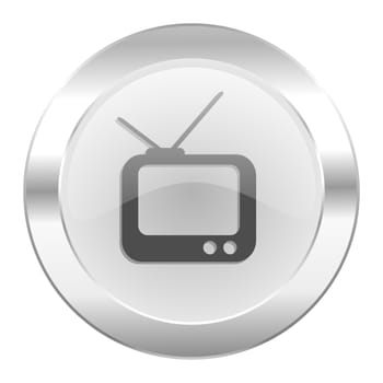 tv chrome web icon isolated