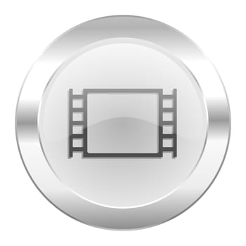 movie chrome web icon isolated