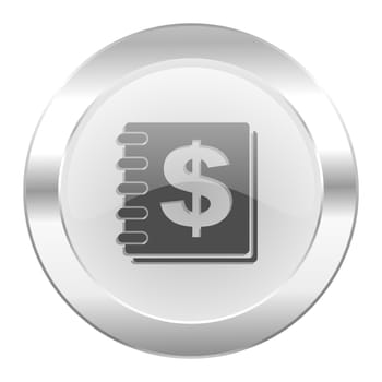 money chrome web icon isolated
