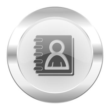 address book chrome web icon isolated