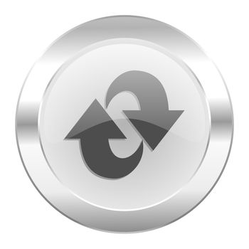 rotation chrome web icon isolated