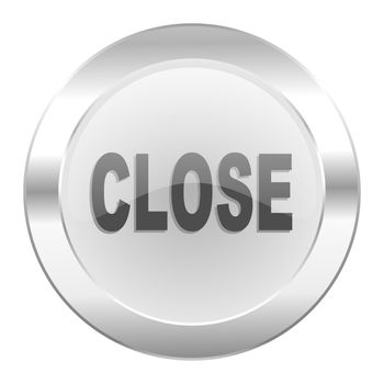 close chrome web icon isolated
