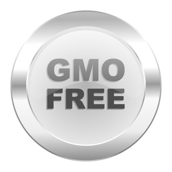 gmo free chrome web icon isolated