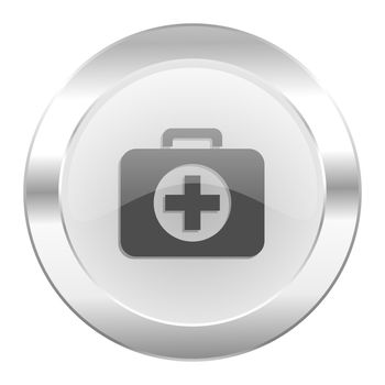 first aid chrome web icon isolated