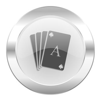 card chrome web icon isolated