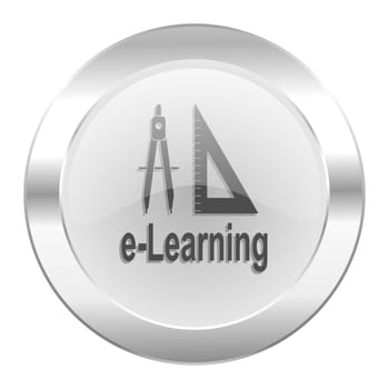 larning chrome web icon isolated