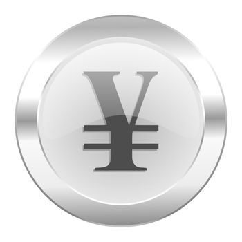 yen chrome web icon isolated