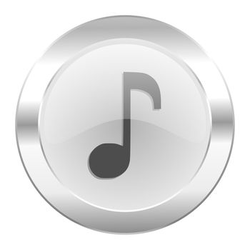 music chrome web icon isolated