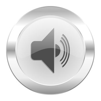 volume chrome web icon isolated