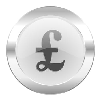 pound chrome web icon isolated