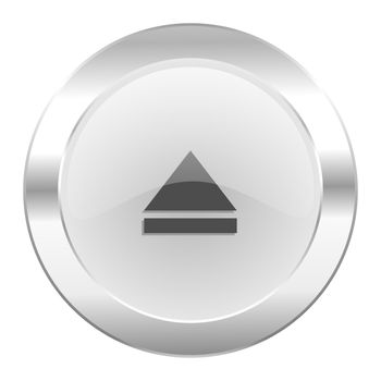 eject chrome web icon isolated