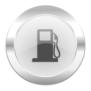 petrol chrome web icon isolated