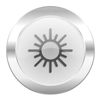sun chrome web icon isolated