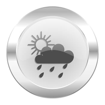 rain chrome web icon isolated