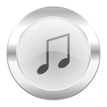 music chrome web icon isolated