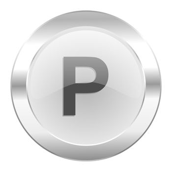 parking chrome web icon isolated
