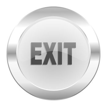 exit chrome web icon isolated