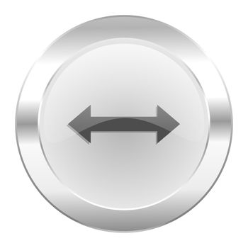 arrow chrome web icon isolated