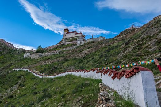 Yumbu Lha Khang Palace, the First Royal Palace in Tibet.