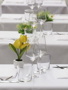 A simple table setting