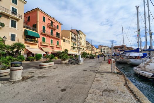 urban view in Portoferraio in Isle of Elba, Tuscany, italy