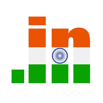 .in domain registry logo meant for registrations of Indian domains